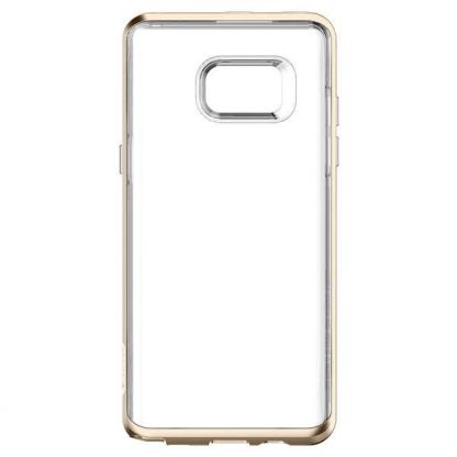 Spigen Neo Hybrid Case Crystal - хибриден кейс с висока степен на защита за Samsung Galaxy Note 7 (прозрачен-златист) 9